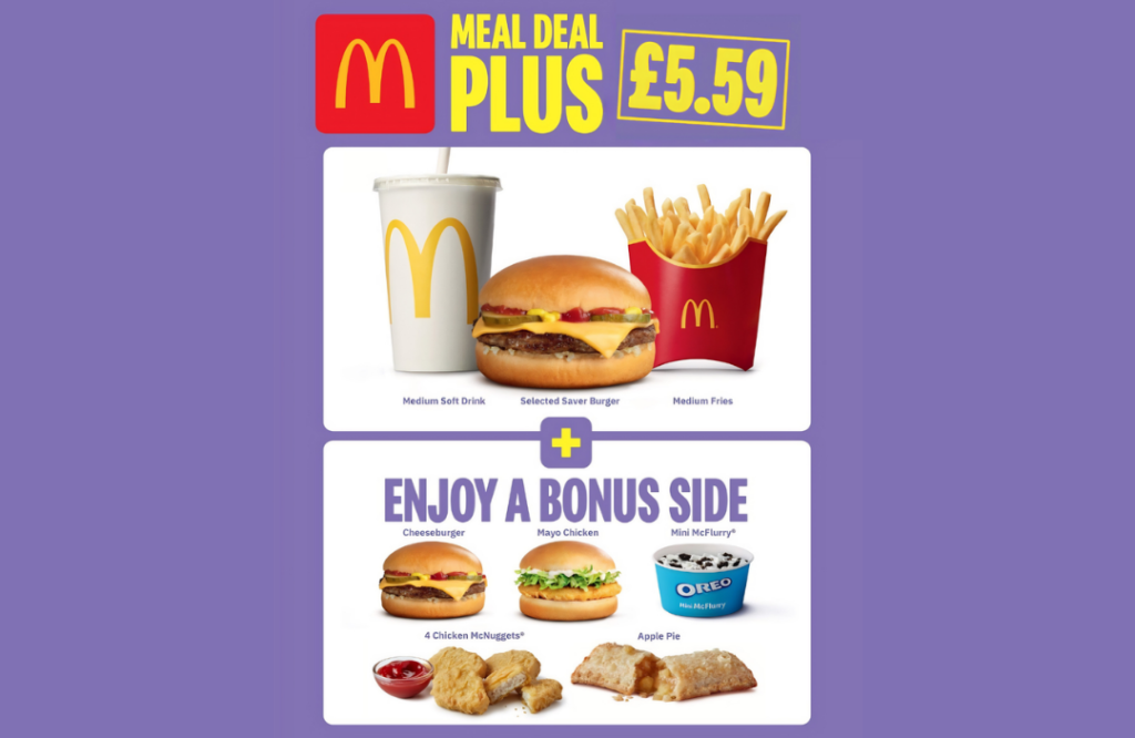 McDonalds Meal Deal Plus Poster